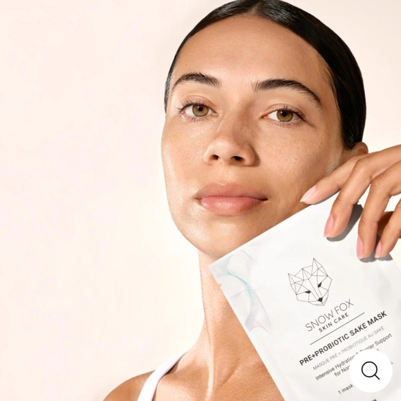 🩷 3/$15 Snow Fox Skin Care Pre+Probiotic Sake Mask (1), New - Picture 2 of 4